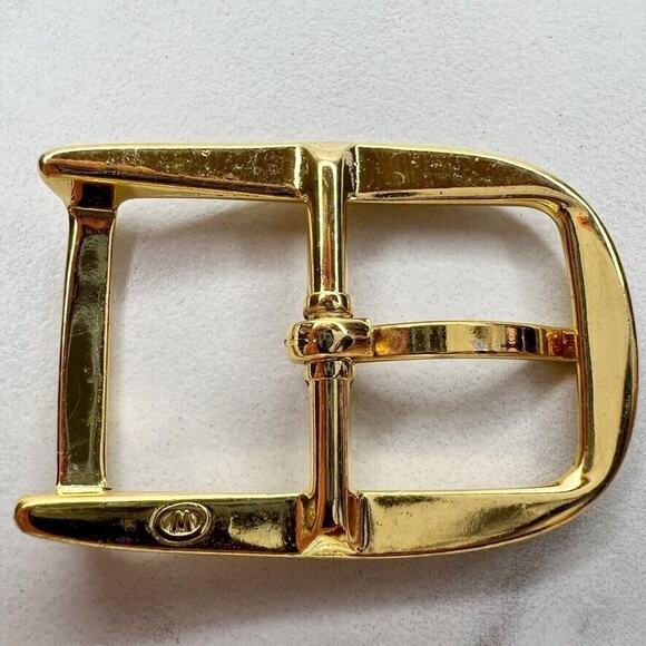 Vintage Gold Tone Simple Basic Belt Buckle for up to 1 Inch Belt - Picture 2 of 8